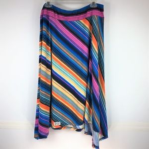 STUDIO PETITE JPR Multi-color Skirt High/Low Hem P